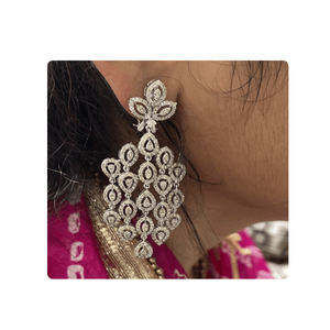 เครื่องประดับที่ดีที่สุดต่างหู CVD เพชรทำจาก14kt แข็งสีเหลืองทองและมีความบริสุทธิ์ระดับ VVS จากอินเดีย - Product Image 5