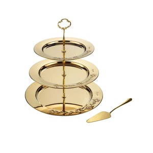 Vintage Design Handcrafted Metal <b>Cake</b> Server <b>Stand</b> Manufacturer New Arrival Handmade Decorative Metal <b>Cake</b> <b>Stand</b> - Product Image 4