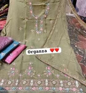 Modern Designer Unstitched Hand Embroidered Party Wear <b>Suits</b> for Women Indian Fashion-Forward Traditional Style Parties - Product Image 1