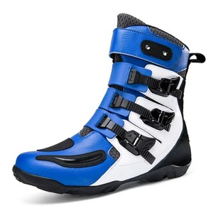 Bottes de moto antidérapantes imperméables équipement de protection de motard résistant à l'usure botte de motocross pour l'équitation d'hiver - Product Image 3