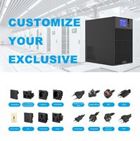 Onduleur 2kVA Rackable Convertible à Haute Efficacité avec Protection AVR Intelligente, Surveillance LCD et Alimentation de Secours à Onde Sinusoïdale Pure