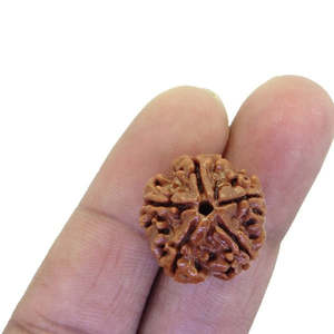 ลูกประคำรูดราคชา 5 เม็ดจากเนปาล - ของแท้ 100% และได้รับการรับรอง - วัสดุโลหะ - Product Image 4