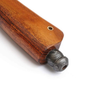 Hachas de Damasco hechas a mano de fábrica de cubiertos OEM ODM personalizadas al por mayor, venta directa de fábrica, cabeza de hacha de acero multiusos, mango de madera - Product Image 5