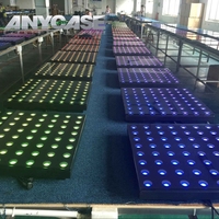 Piste de danse vidéo pixel Led Piste de danse éclairée sans fil pour discothèque