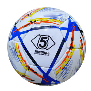 Ballon de football de haute qualité cousu à la machine avec logo personnalisé Nouvelle taille de football Vente en gros Personnalisé pour la promotion de l'entraînement - Product Image 2