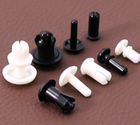 Rivets aveugles en nylon PA66 de type R, noirs, R2 R3 R4 R5 R6, classe 4.8 et 6.8, pour fixation de cartes de circuits imprimés, châssis et armoires