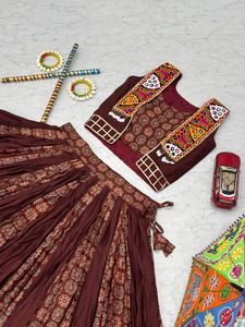 Navratri เสื้อแจ็คเก็ตตัวใหญ่6เมตรสำหรับเด็กผู้หญิง - Product Image 6