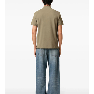 Camisa de Verano para Hombre, Diseño Formal, Manga Corta, 100% Algodón, Transpirable, de Alta Calidad, Tejido de Punto, con Botones Delanteros - Product Image 3