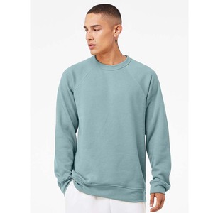 Unisex Sponge Fleece Raglan Crewneck Sweatshirt Fleece Jumper <b>Thermal</b> Pullover Crew Neck Winter Work Sweatshirt - Product Image 1