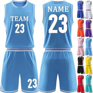 Conjunto de camiseta de baloncesto sublimada uniformes reversibles OEM para equipos de baloncesto - Product Image 6