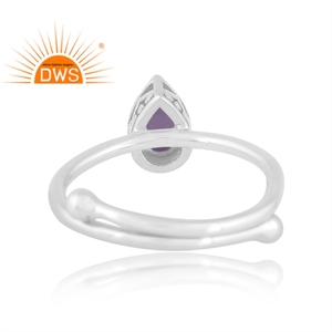 สินค้ามาใหม่แหวนอัญมณีไอโอไลต์ธรรมชาติสีเงิน925สำหรับผู้หญิงเครื่องประดับดีไซน์ตามสั่งของขวัญสำหรับผู้หญิง - Product Image 2