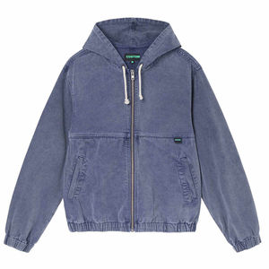 100% coton polaire lourd hommes respirant vierge fermeture éclair sweats à capuche Logo personnalisé étiquette grande taille lavage à l'acide sweats à capuche prix pas cher - Product Image 1