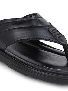 Men's Leather Slip Sandals Premium Casual <b>Slippers</b> Breathable Recyclable Soft Sole <b>Open</b> <b>Toe</b> Comfortable Solid Outdoor Beach - Product Image 6