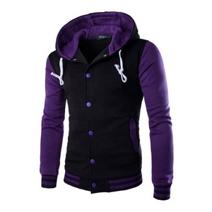 2024 personnalisé hommes à capuche Letterman vestes de haute qualité décontracté haute rue Style col montant à manches longues université veste d'hiver - Product Image 5