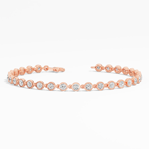 Women's 3.04 Ct round Lab Grown Diamond <b>Bracelet</b> in 14K & 18K Gold New <b>Trendy</b> Fashion Jewelry Wholesale - Product Image 4