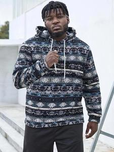 Sudadera con Capucha de Forro Polar con Logotipo Personalizado para Hombre, Sudadera Gruesa de Algodón Térmico para Invierno 2025 - Product Image 6