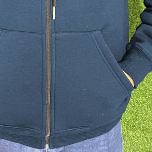 100% Cotton Blended Full Zipper Street Oversize Zipper Hoodies Men Winter Wear Embroidered Logo Plus Size <b>Thick</b> <b>Fleece</b> Printed - Product Image 5