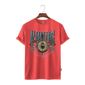 เสื้อยืดผู้ชาย พิมพ์ลาย แฟชั่น 2026 เสื้อยืดผ้าฝ้าย สวมใส่สบาย ผู้ผลิต OEM บังกลาเทศ ผู้จัดจำหน่ายขายส่ง เสื้อผ้าโลโก้สั่งทำ - Product Image 4