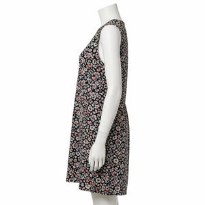 Vestido estampado informal sin mangas transpirable para mujer, tela de poliéster, patrón Floral ligero, verano, playa, vacaciones, uso diario - Product Image 2