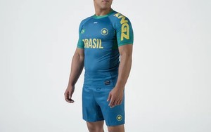 T-shirt de compression à manches courtes personnalisable unisexe pour la salle de sport, le BJJ, la course à pied, l'entraînement, respirant, UPF50, écologique - Product Image 3