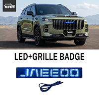 Accesorios Exteriores Modificados para Automóviles, Luz LED Impermeable, Emblema para Parrilla Delantera para Chery Jaecoo J7 2026