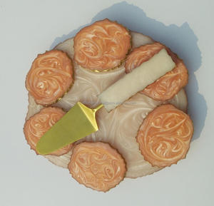 Modern Design <b>Epoxy</b> <b>Resin</b> coaster for Modern Design Best <b>Resin</b> Color with Knife <b>Resin</b> Cake Stand for Low <b>Price</b> Commercial Buyer - Product Image 2