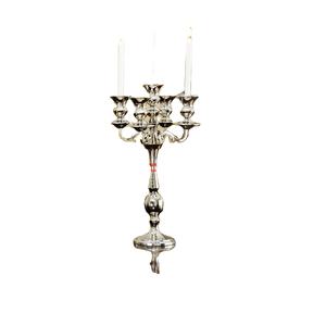 Handmade 5-Arm Aluminum Candelabra Shiny Finished Square Metal <b>Candle</b> Holder Wedding Table Top Tabletop Centerpiece Tabletop - Product Image 1