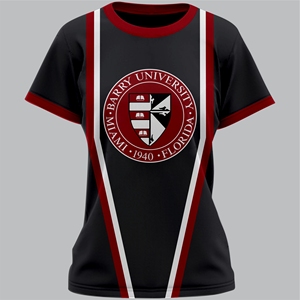 Barry University Femme Confortable Classique Simple Respirant Tous Les Jours Sportswear Premium Qualité Logo Chemise En Gros - Product Image 1