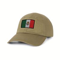 Fabrication en gros de bannières personnalisées du drapeau du Mexique, de badges et écussons en tissu sergé ou tissé avec logo imprimé, et de casquettes en forme de cœur