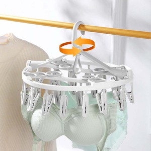 Bán Buôn Heavy Duty Nhựa Quần Áo Treo Rack Với 24Clip Đa Chức Năng Xoay Thiết Kế Cho Vớ Và Túi Xách - Product Image 5