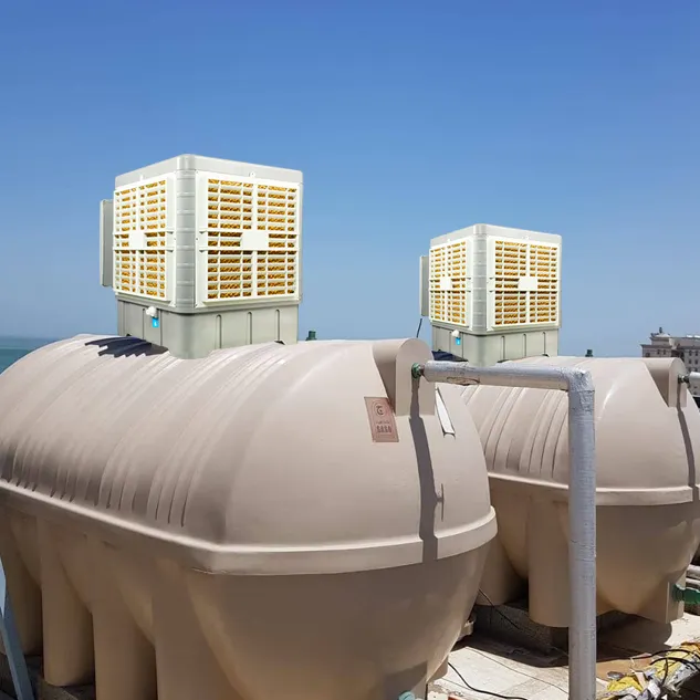 خزان مياه يعمل بالطاقة الشمسية برودة نافذة مستنقع evaporatrive برودة جديد مبرد مياه مدين طريقة تبريد خزان المياه