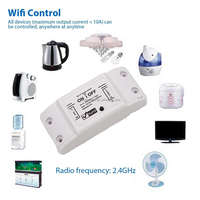 Module de commande à distance intelligent WiFi sans fil pour maison connectée, mini disjoncteur intelligent 10A AC100-240V