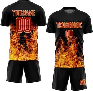 Custom Men's Football <b>Sport</b> <b>Jersey</b> High Quality New Adult Soccer Uniform with Printed Youth T-Shirt OEM Service Supply - Product Image 1
