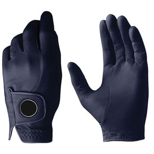 Guantes de Golf para Hombre, para Zurdos, de Piel de Oveja, Fibra de Cuero Sintético, Cierre Ajustable, Negro y Blanco - Product Image 4