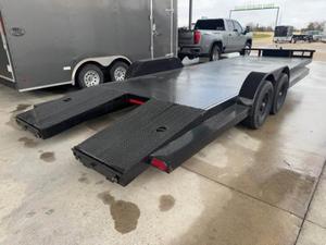 Remorque porte-voitures 5 voitures, transport de 8 véhicules, plateau plat, capacité de charge 3301 kg, vente directe usine - Product Image 1
