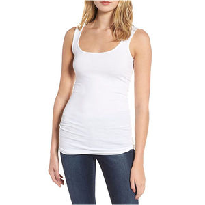 Transpirable para correr de verano, venta al por mayor, ropa deportiva para mujer, camisetas sin mangas de algodón con estampado de logotipo personalizado para mujer - Product Image 1