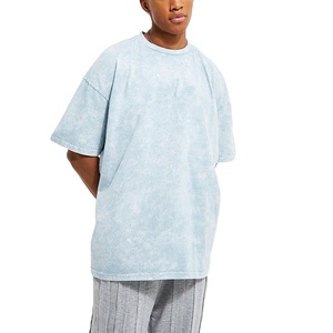 Camisetas Vintage con Lavado Ácido para Hombre, Algodón Premium, Tela Suave y Transpirable, Ajuste Cómodo, Ropa Casual de Verano, Manga Corta, Personalizadas - Product Image 1