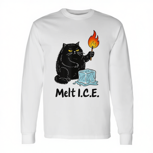 T-shirt promozionale a maniche lunghe Melt Ice - Product Image 2