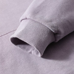 Sweat à capuche oversize pour femme avec poche kangourou, logo personnalisé, streetwear uni, en molleton, coton/polyester, pour l'hiver - Product Image 4