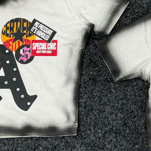 2025 Crop Boxy Camiseta unisex 100% Camisetas de algodón Impresión de alta calidad Logotipo personalizado Camiseta de color sólido - Product Image 3