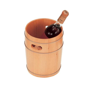 Design Wood <b>Wine</b> Chiller Luxury Glacette Ice Bucket <b>Wine</b> <b>Holder</b> Accessories with Steel Handle - Product Image 4
