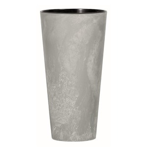 Vasca in plastica Prosperplast Tubus Slim Effect CON serbatoio in colore cemento, 57,2 (altezza) x 30 (larghezza) x 30 (profondità) cm - Product Image 1