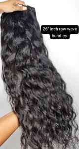 NATURAL WAVE HAIR BUNDLES INDIENS NON TRAITÉS CHEVEUX CRUS NATURELS STRAIGHT WAVE FRISÉS - Product Image 4