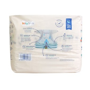 Pannolini Taglia 1 (2-5 kg) BabySmile 24 Unità - Product Image 3