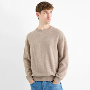 Suéter de Invierno 100% Algodón con Logotipo Personalizado para Hombre, Hecho para Colecciones de Ropa Urbana, Compatible con Fabricación de Marca Privada OEM Global - Product Image 1