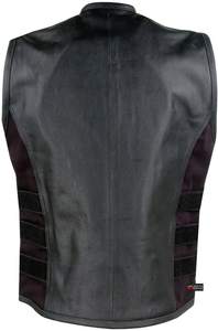 Nueva Chaqueta de Lona para Hombre, Estilo Vintage, para Caza y Deportes al Aire Libre, con Bolsillos con Cremallera, Impermeable, de Cuero Genuino, Color Negro - Product Image 3