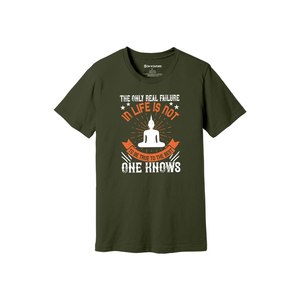 Camiseta de algodón 100% con estampado de temas de Buda, estilo informal, 12 opciones de color, 160-180, colocación de diseño personalizable GSM pesado - Product Image 6