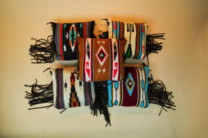 ออกแบบใหม่ที่ไม่ซ้ํากันมือเครื่องมือ Fringe กระเป๋าถือหลายสีอัซเทกอานผ้าห่มสลิงกระเป๋าโบฮีเมียนสไตล์กระเป๋าสําหรับสตรี - Product Image 5