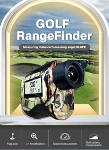 射箭狩猎激光测距仪 7X 5-2000码 LCD 坡度补偿 旗杆锁定 振动功能 可充电 CR-2 精密 - Product Image 2