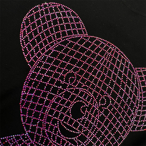 T-shirts avec strass en coton de coupe surdimensionnée pour hommes à vendre T-shirts en coton de coupe décontractée pour hommes à l'arrivée en gros - Product Image 5